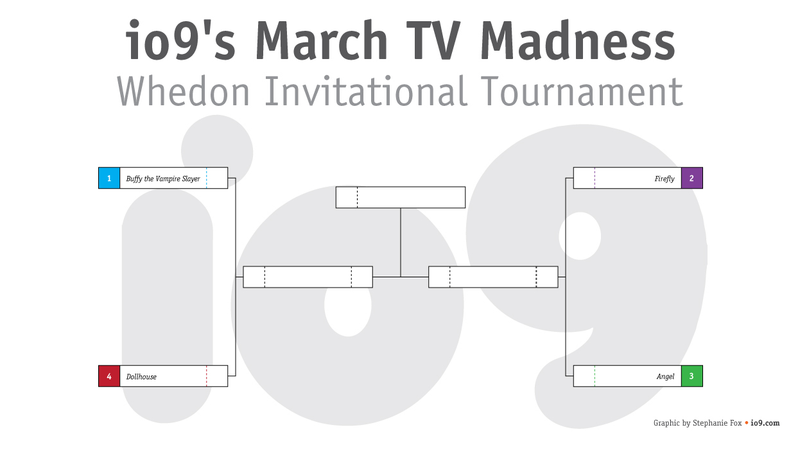 Illustration for article titled io9's March TV Madness: Star Trek vs. The X-Files! Plus the Whedon Invitational Tournament!